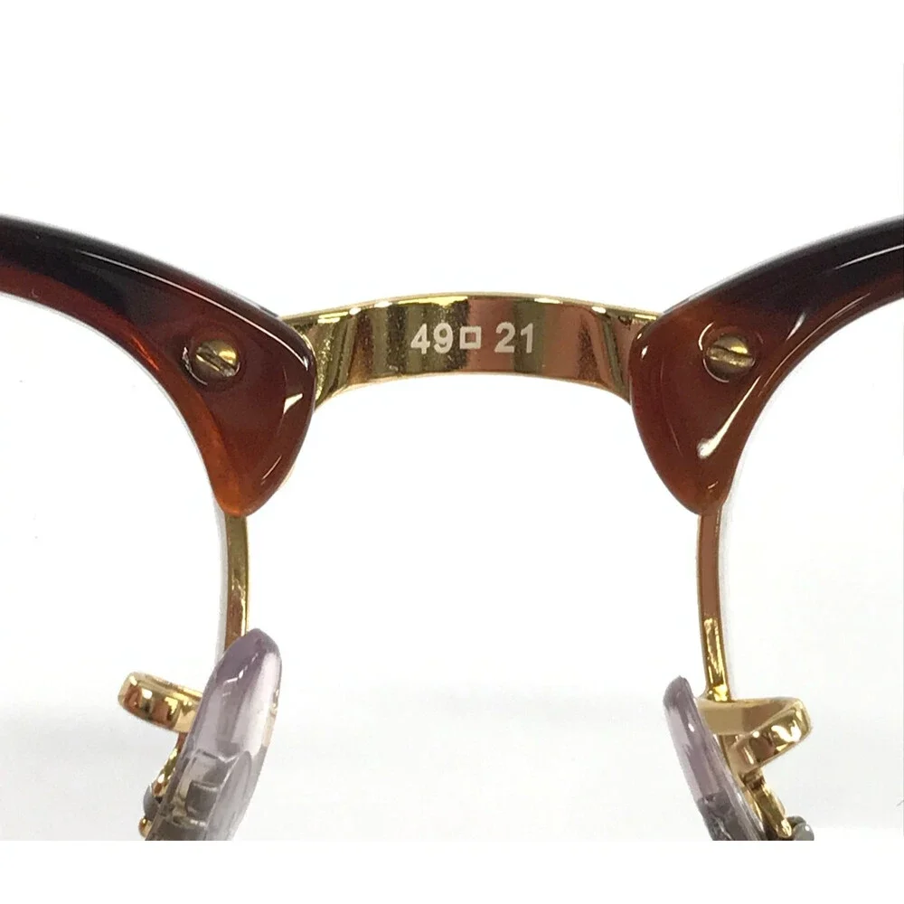 Ray-Ban Eyeglasses Frames RB3016 CLUBMASTER W0366 Tortoise On Gold 49-21-140